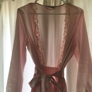 Silk Pink Robe